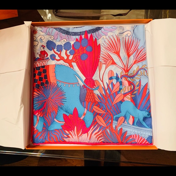 Hermes Accessories - Hermès - Cosmographia Universalis Scarf 90 {New}